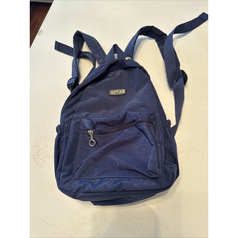 AOTIAN Mini Lightweight 11.8 Inch Backpack Durable Travel Hiking Women‎ and Blue